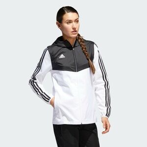 Adidas Tiro Women's Windbreaker Soccer Jacket in Black and White XS